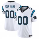 Carolina Panthers #00 Custom Name And Number White Limited Stitched Jersey