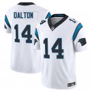 Carolina Panthers #14 Andy Dalton White Limited Stitched Jersey