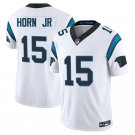 Carolina Panthers #15 Jimmy Horn Jr White Limited Stitched Jersey