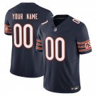 Chicago Bears #00 Custom Name And Number Navy Limited Stitched Jersey