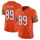 Chicago Bears #89 Mike Ditka Orange Limited Stitched Jersey