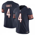 Chicago Bears #4 D'Andre Swift Navy Limited Stitched Jersey