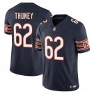 Chicago Bears #62 Joe Thuney Navy Limited Stitched Jersey