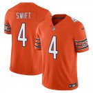 Chicago Bears #4 D'Andre Swift Orange Limited Stitched Jersey