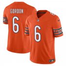 Chicago Bears #6 Kyler Gordon Orange Limited Stitched Jersey
