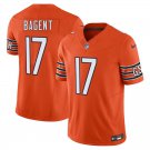Chicago Bears #17 Tyson Bagent Orange Limited Stitched Jersey