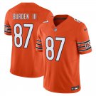 Chicago Bears #87 Luther Burden III Orange Limited Stitched Jersey