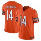Chicago Bears #14 Olamide Zaccheaus Orange Limited Stitched Jersey