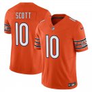 Chicago Bears #10 Tyler Scott Orange Limited Stitched Jersey