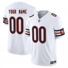 Chicago Bears #00 Custom Name And Number White Limited Stitched Jersey
