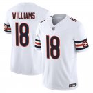 Chicago Bears #18 Caleb Williams White Limited Stitched Jersey