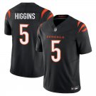 Cincinnati Bengals #5 Tee Higgins Black Limited Stitched Jersey