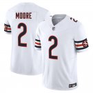 Chicago Bears #2 DJ Moore White Limited Stitched Jersey