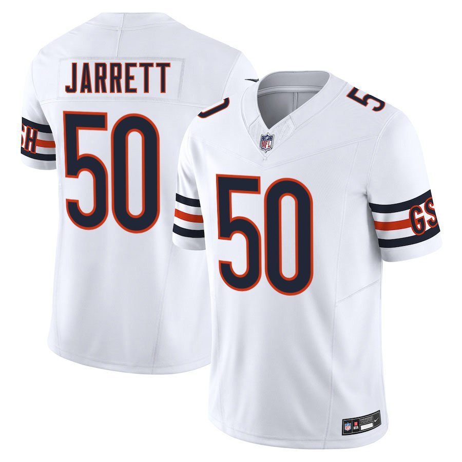 Chicago Bears #50 Grady Jarrett White Limited Stitched Jersey