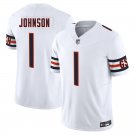 Chicago Bears #1 Jaylon Johnson White Limited Stitched Jersey