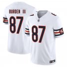 Chicago Bears #87 Luther Burden III White Limited Stitched Jersey