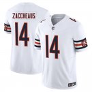 Chicago Bears #14 Olamide Zaccheaus White Limited Stitched Jersey
