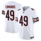 Chicago Bears #49 Tremaine Edmunds White Limited Stitched Jersey