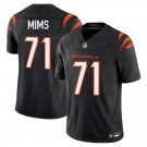 Cincinnati Bengals #71 Amarius Mims Black Limited Stitched Jersey