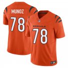 Cincinnati Bengals #78 Anthony Munoz Orange Limited Stitched Jersey