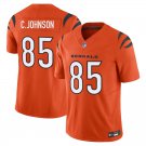 Cincinnati Bengals #85 Chad Johnson Orange Limited Stitched Jersey