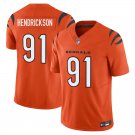 Cincinnati Bengals #91 Trey Hendrickson Orange Limited Stitched Jersey