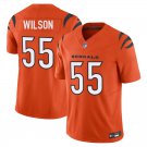 Cincinnati Bengals #55 Logan Wilson Orange Limited Stitched Jersey