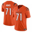 Cincinnati Bengals #71 Amarius Mims Orange Limited Stitched Jersey