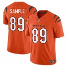 Cincinnati Bengals #89 Drew Sample Orange Limited Stitched Jersey