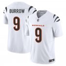 Cincinnati Bengals #9 Joe Burrow White Limited Stitched Jersey