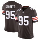 Cleveland Browns #95 Myles Garrett Brown Limited Stitched Jersey