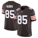 Cleveland Browns #85 David Njoku Brown Limited Stitched Jersey