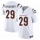 Cincinnati Bengals #29 Cam Taylor-Britt White Limited Stitched Jersey
