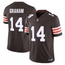 Cleveland Browns #14 Otto Graham Brown Limited Stitched Jersey