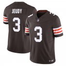 Cleveland Browns #3 Jerry Jeudy Brown Limited Stitched Jersey