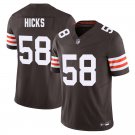 Cleveland Browns #58 Jordan Hicks Brown Limited Stitched Jersey