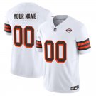 Cleveland Browns #00 Custom Name And Number White 1946 Limited Stitched Jersey