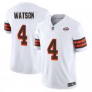 Cleveland Browns #4 Deshaun Watson White 1946 Limited Stitched Jersey