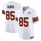 Cleveland Browns #85 David Njoku White 1946 Limited Stitched Jersey