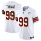 Cleveland Browns #99 Cameron Thomas White 1946 Limited Stitched Jersey