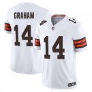 Cleveland Browns #14 Otto Graham White Limited Stitched Jersey