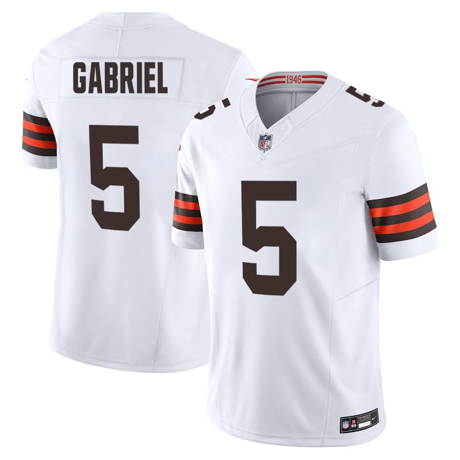 Cleveland Browns #5 Dillon Gabriel White Limited Stitched Jersey