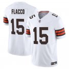 Cleveland Browns #15 Joe Flacco White Limited Stitched Jersey