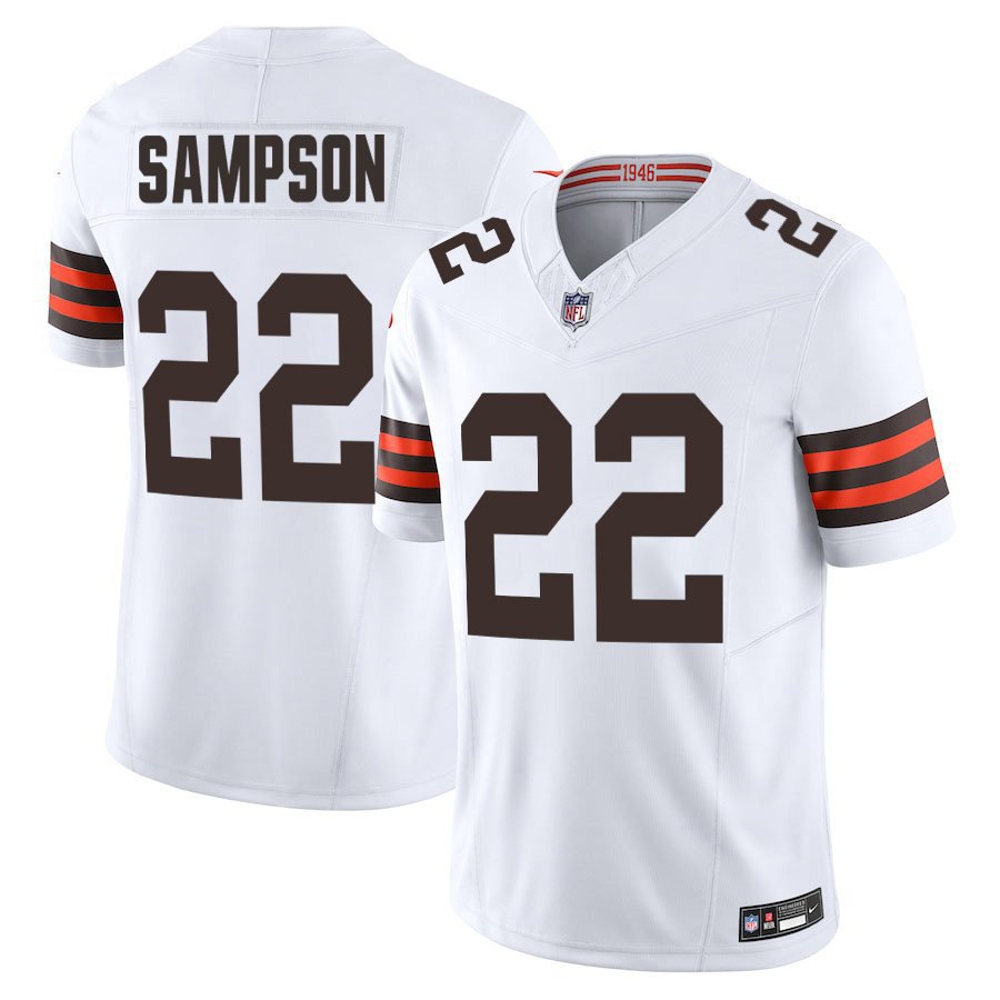 Cleveland Browns #22 Dylan Sampson White Limited Stitched Jersey