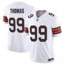 Cleveland Browns #99 Cameron Thomas White Limited Stitched Jersey
