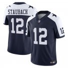 Dallas Cowboys #12 Roger Staubach Navy Alternate Limited Stitched Jersey