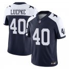 Dallas Cowboys #40 Hunter Luepke Navy Alternate Limited Stitched Jersey