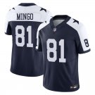 Dallas Cowboys #81 Jonathan Mingo Navy Alternate Limited Stitched Jersey