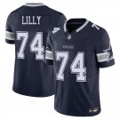 Dallas Cowboys #74 Bob Lilly Navy Limited Stitched Jersey