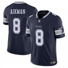 Dallas Cowboys #8 Troy Aikman Navy Limited Stitched Jersey